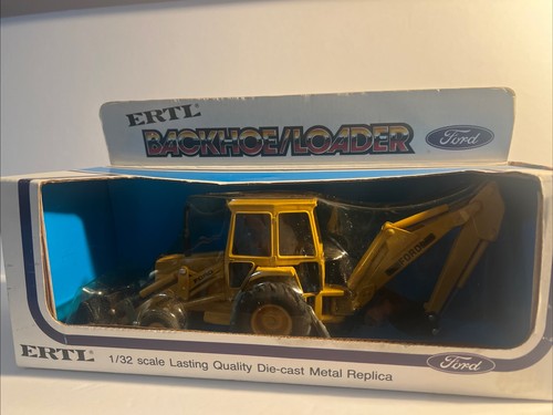 Ertl ford backhoe loader 32 - ertl,